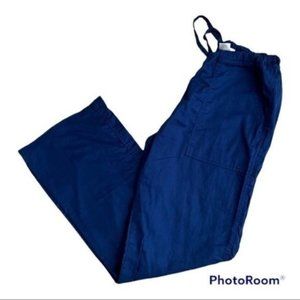 Life Threads Antimicrobial Navy Blue Scrub Pants drawstring waist small women’s